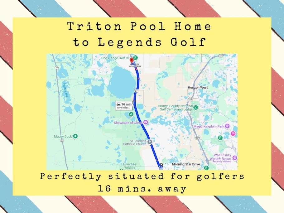Triton Vacation Pool Home Near Disney Orlando Zewnętrze zdjęcie